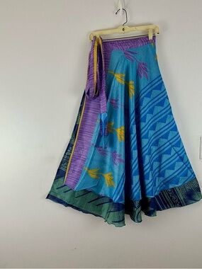 Reversible Maxi Wrap Skirt